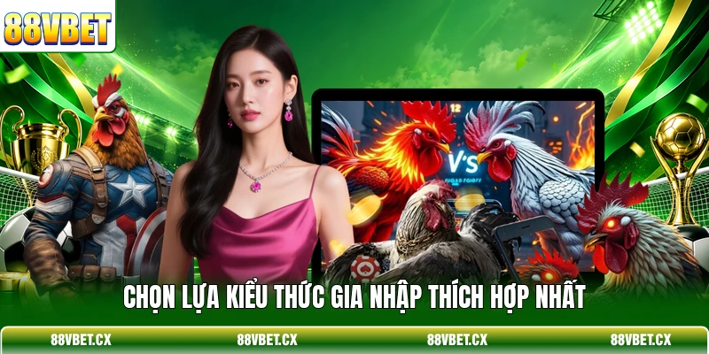 Chọn lựa kiểu thức gia nhập thích hợp nhất