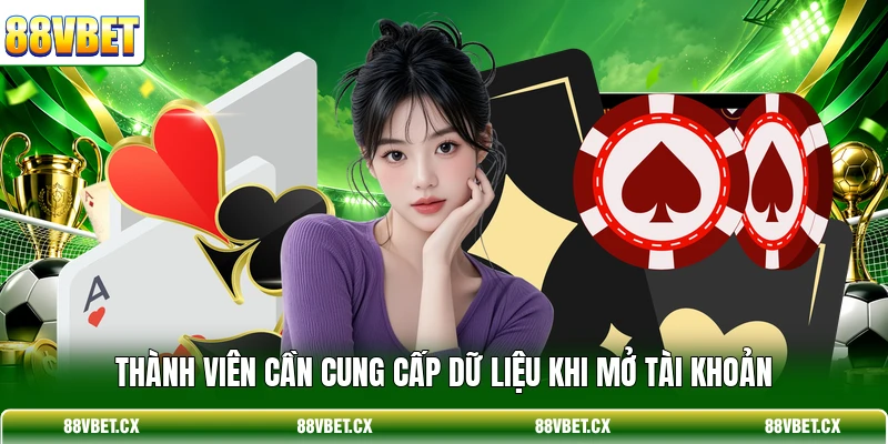 Chính Sách Bảo Mật 2 Thành viên cần cung cấp dữ liệu khi mở tài khoản